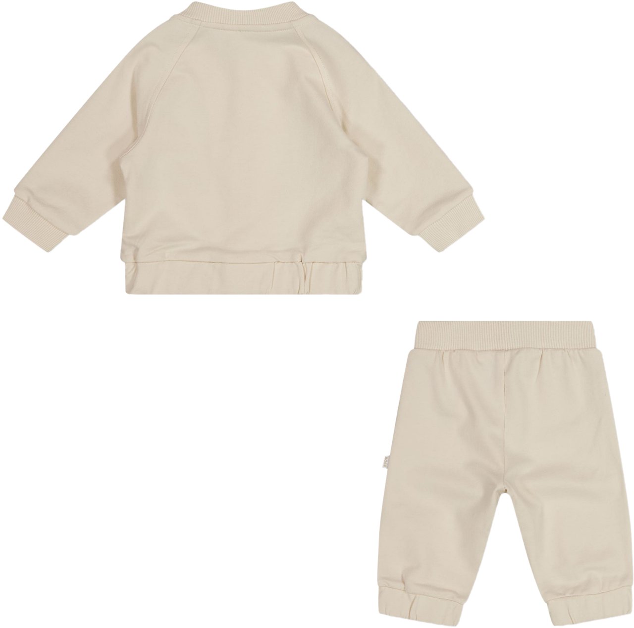 Boss Boss Baby Jongens Joggingpak In Beige Beige