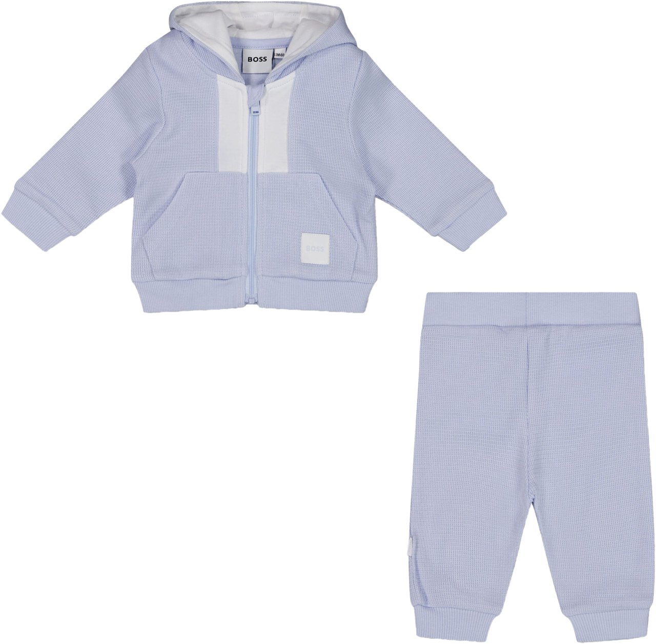 Boss Boss Baby Jongens Joggingpak In Licht Blauw Blauw