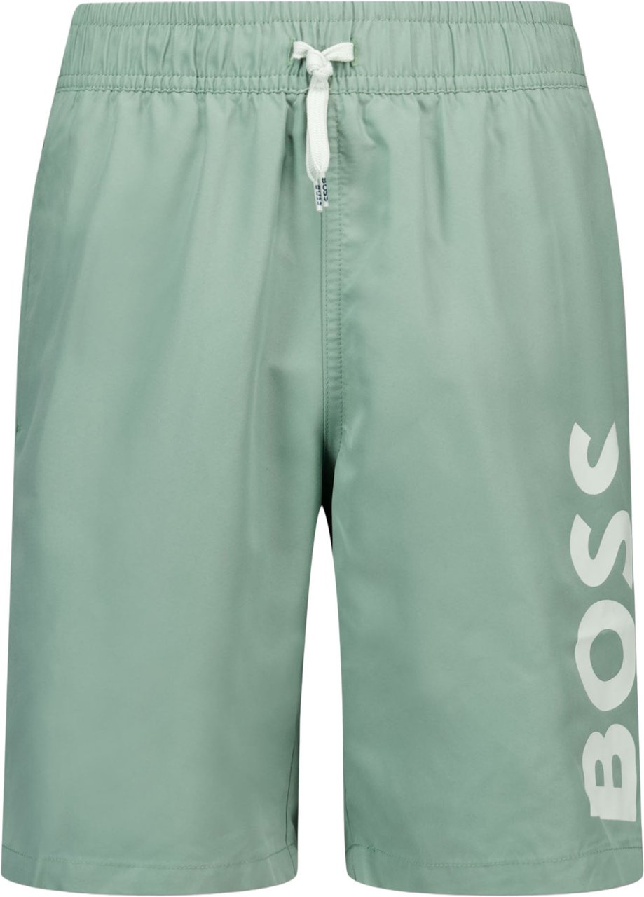 Boss Kinder Jongens Zwemkleding In Groen Groen