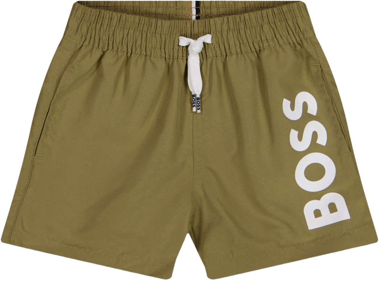 Boss Boss Baby Jongens Zwemkleding In Beige Beige