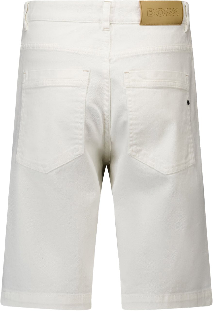 Boss Boss Kinder Jongens Shorts In Wit Wit