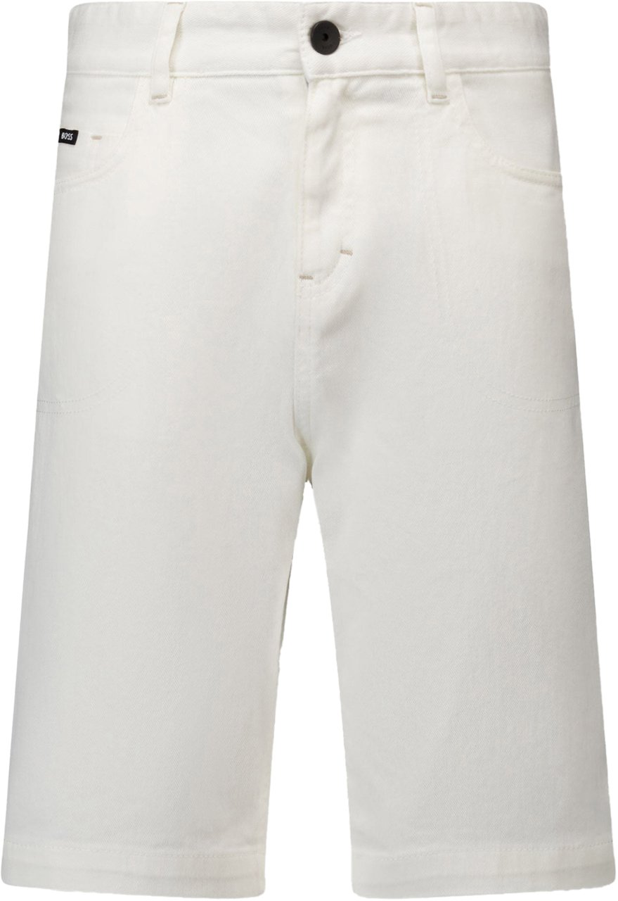 Boss Boss Kinder Jongens Shorts In Wit Wit