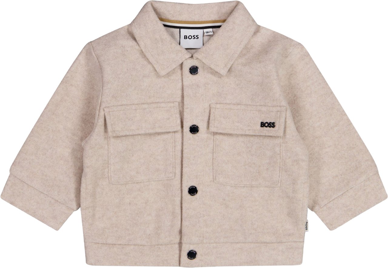 Boss Baby Jongens Vest In Beige Beige