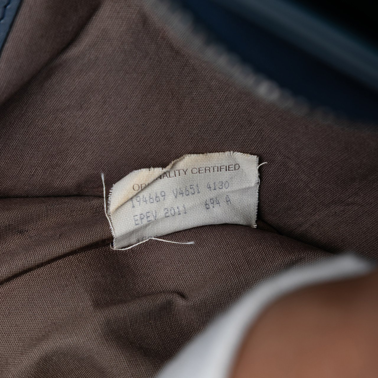 Bottega Veneta Nappa Intrecciato Business Bag Blauw