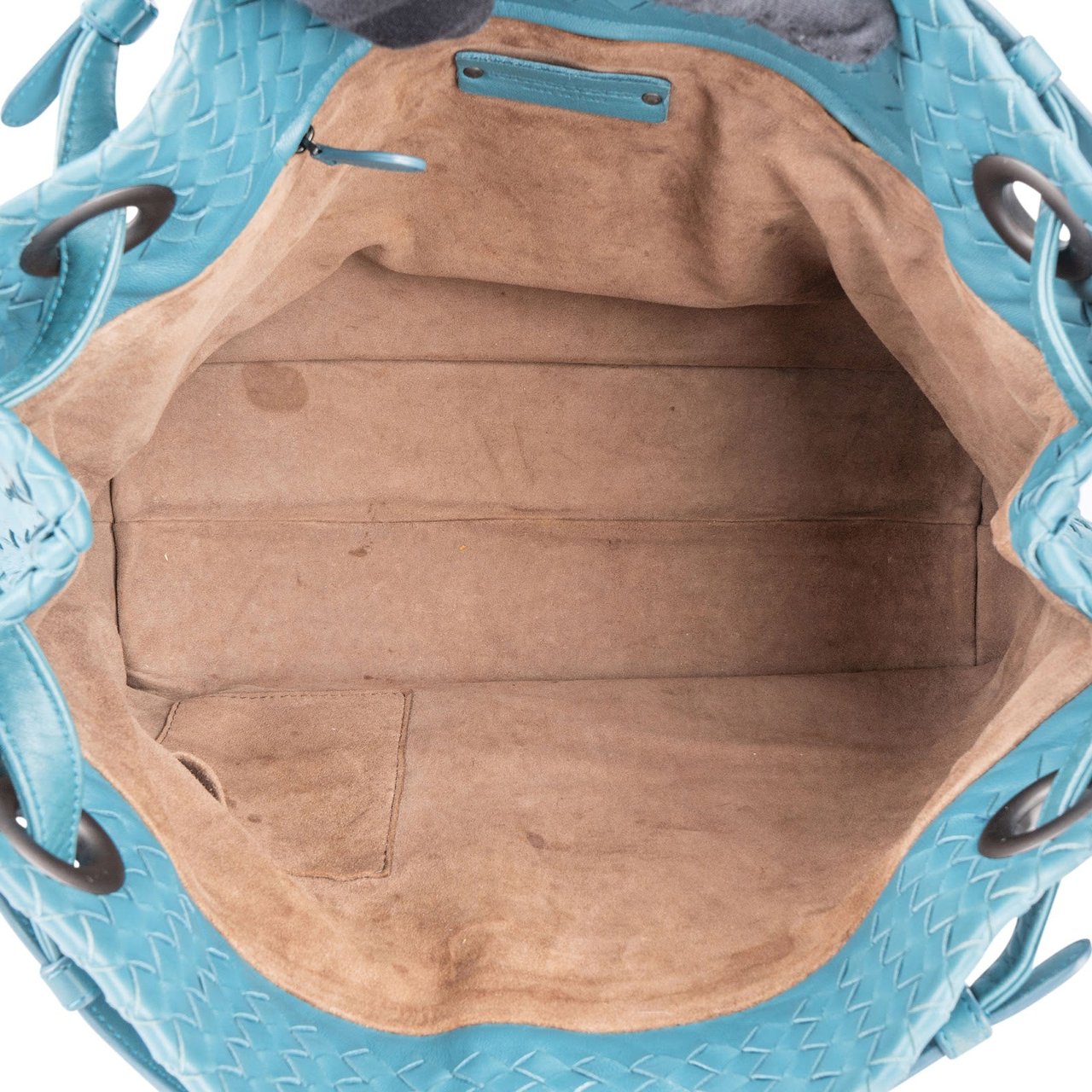 Bottega Veneta Bottega Veneta Intrecciato Nappa Garda Tote Handbag Blauw