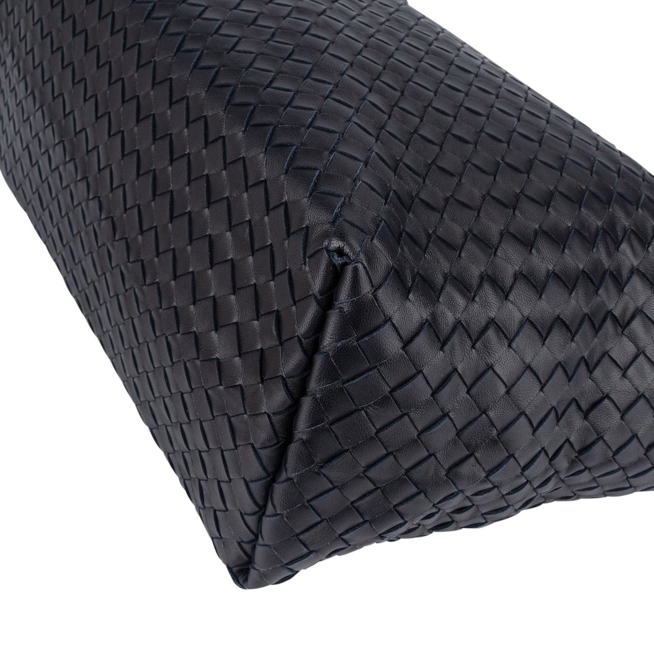 Bottega Veneta Bottega Veneta Intrecciato Leather Garda Shoulder Bag Zwart