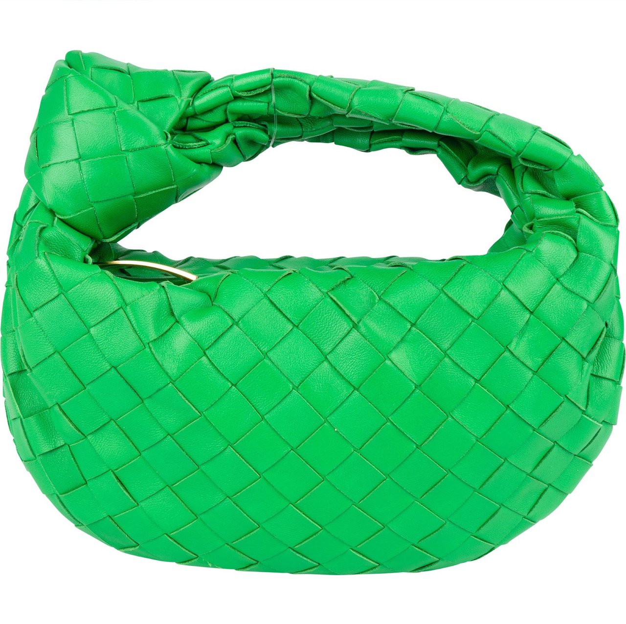 Bottega Veneta Bottega Veneta Intrecciato Leather Mini Jodie Handbag Groen