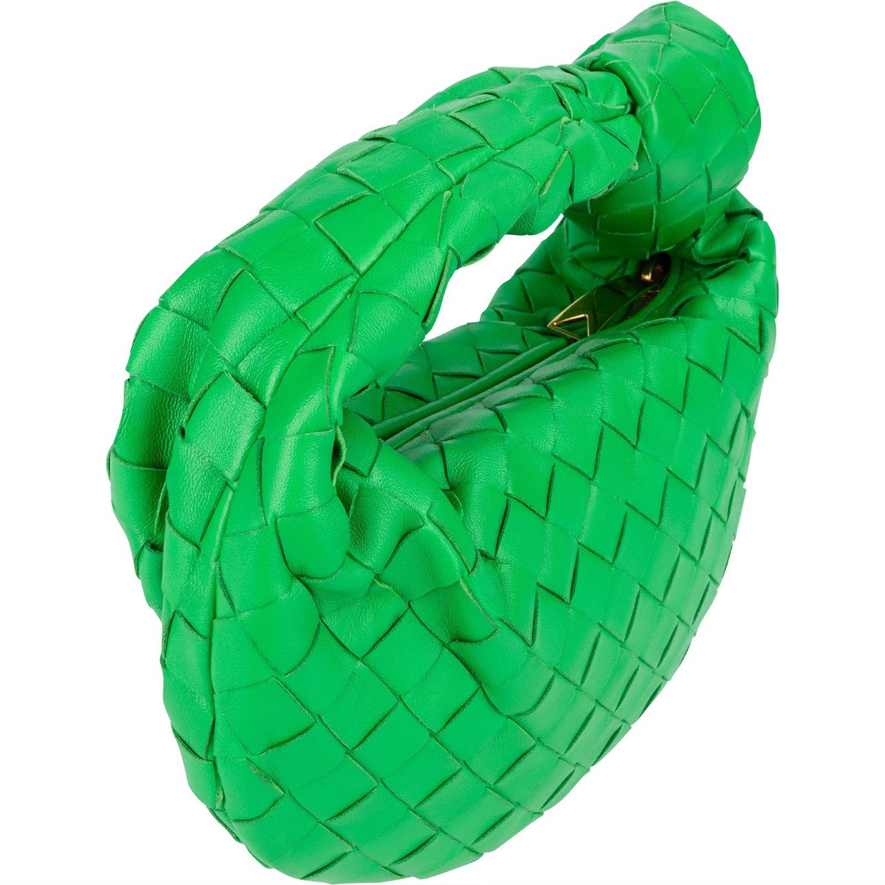 Bottega Veneta Bottega Veneta Intrecciato Leather Mini Jodie Handbag Groen