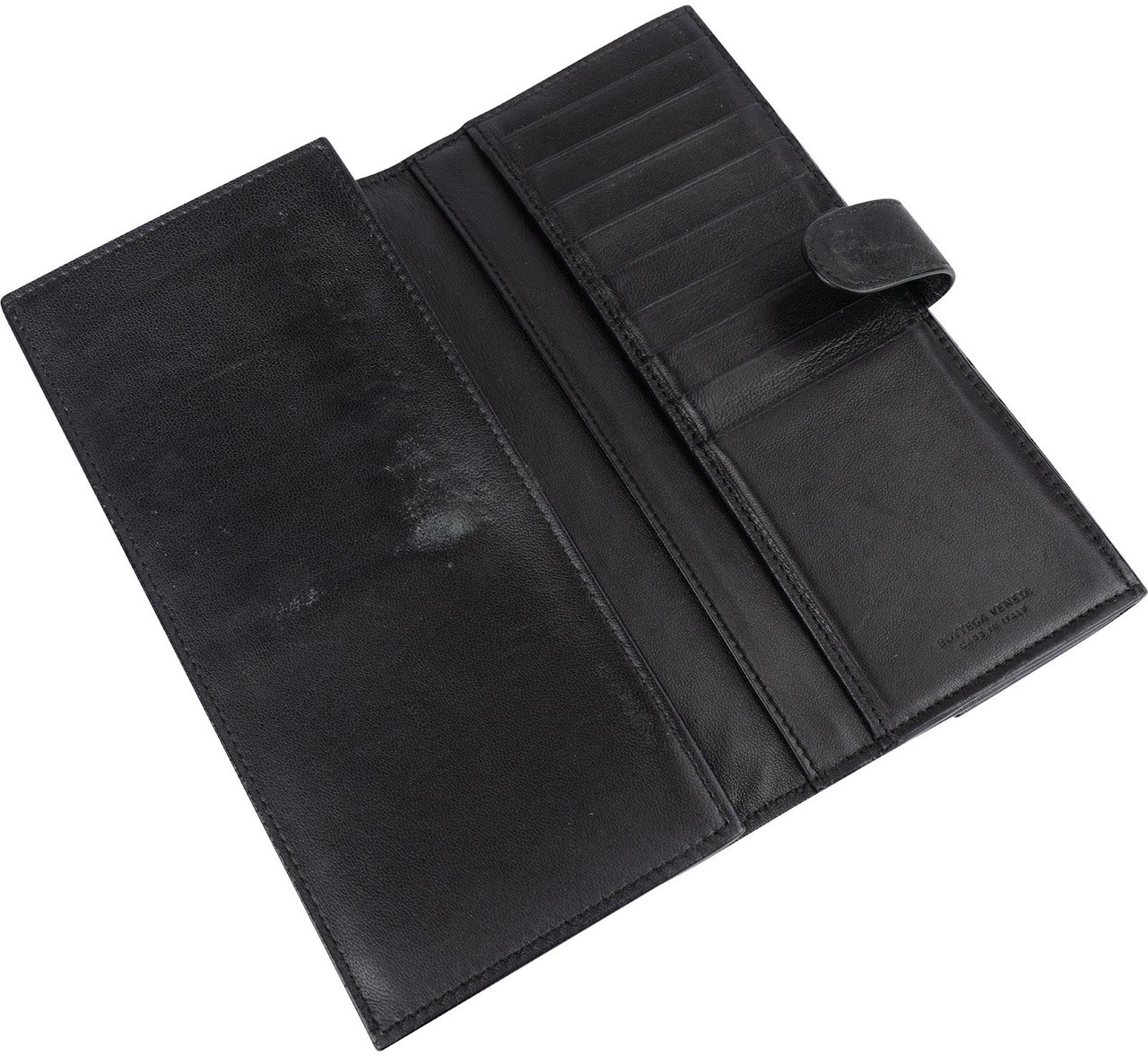 Bottega Veneta Bottega Veneta Intrecciato Continental Wallet Zwart