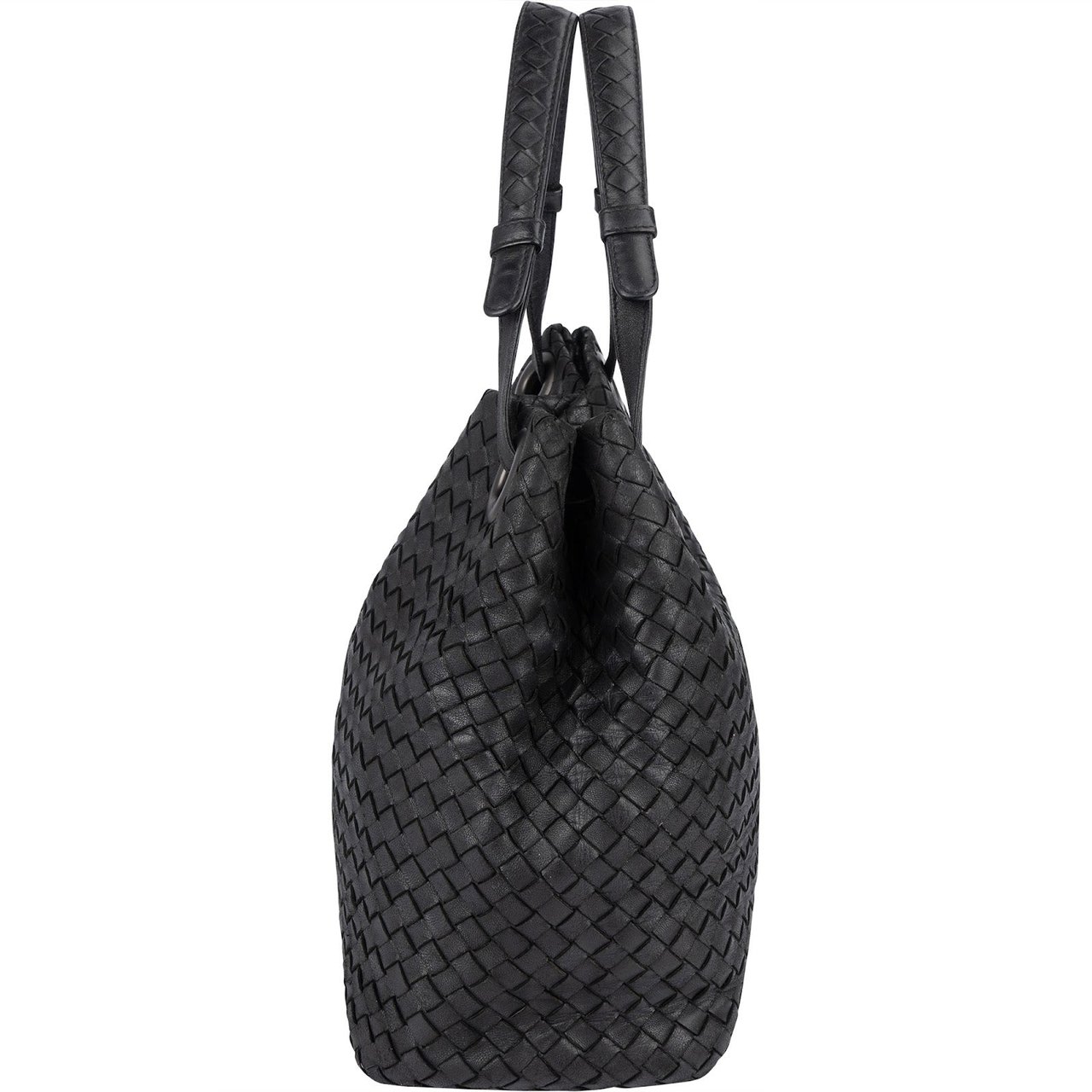 Bottega Veneta Bottega Veneta Intrecciato Nappa Garda Tote Handbag Zwart