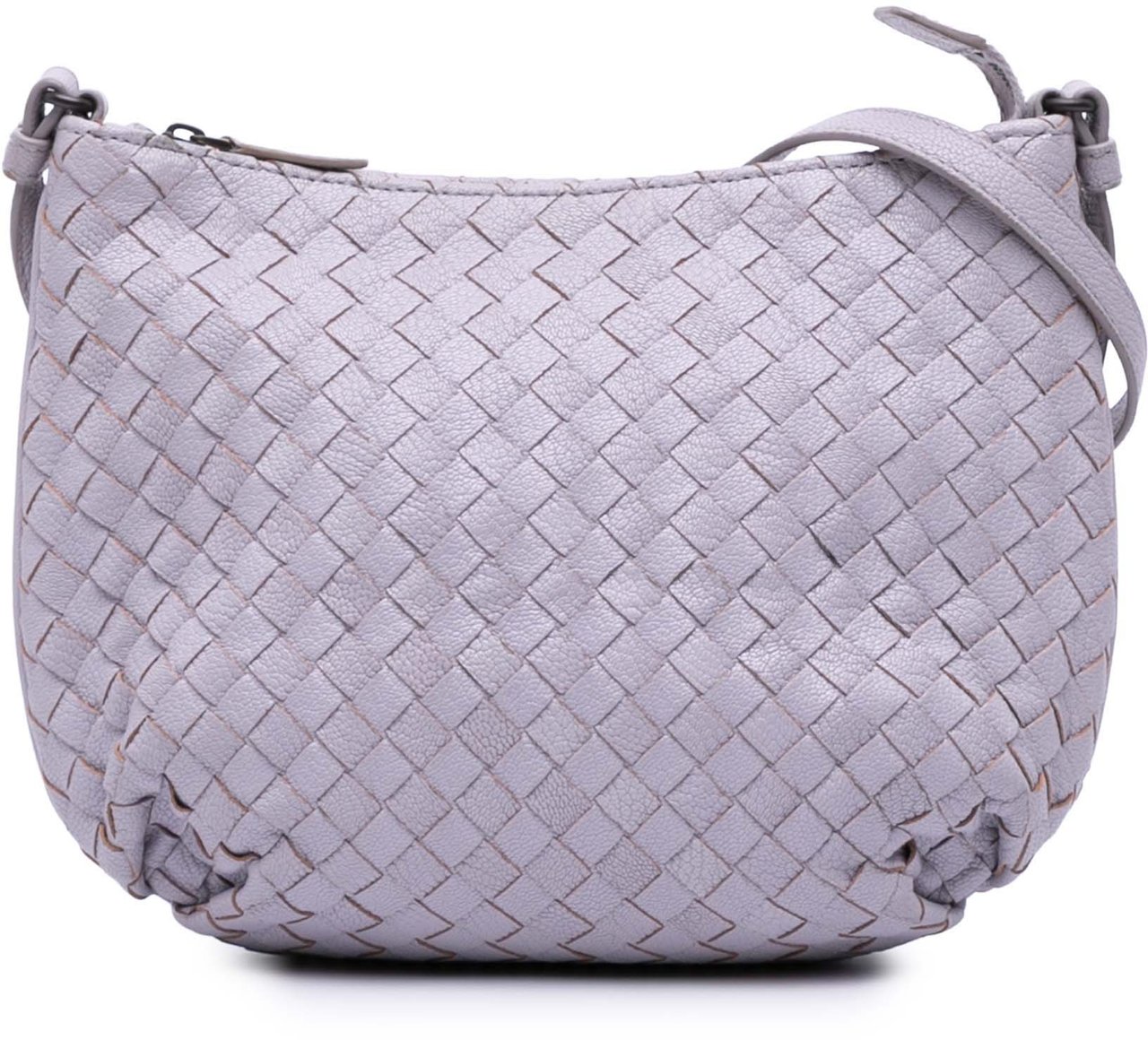 Bottega Veneta Cervo Intrecciato Crossbody Paars