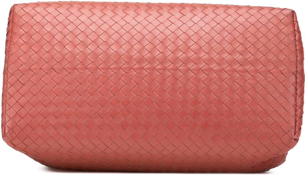 Bottega Veneta Medium Nappa Intrecciato Roma Tote Rood