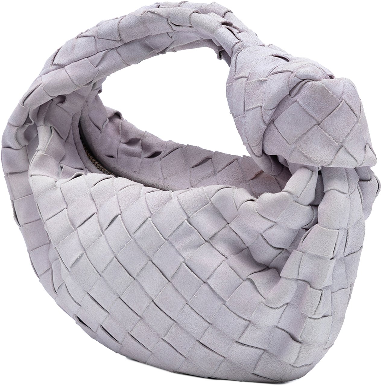 Bottega Veneta Mini Suede Intrecciato Jodie Paars