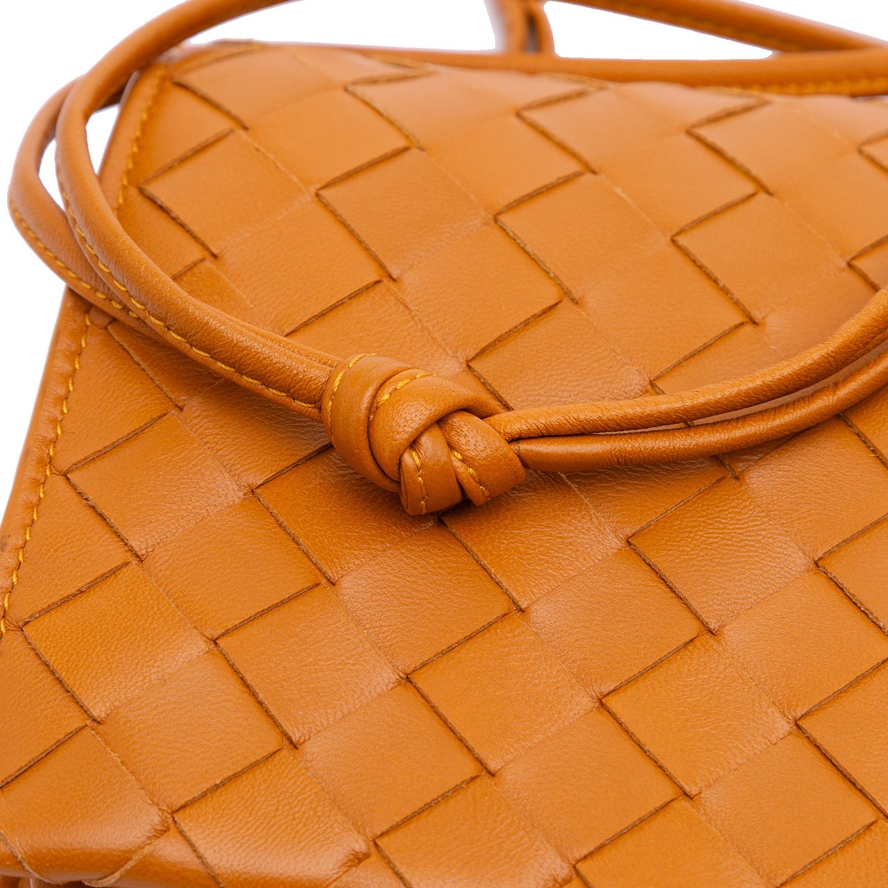 Bottega Veneta Nappa Intrecciato Trio Pouch On Strap Bruin