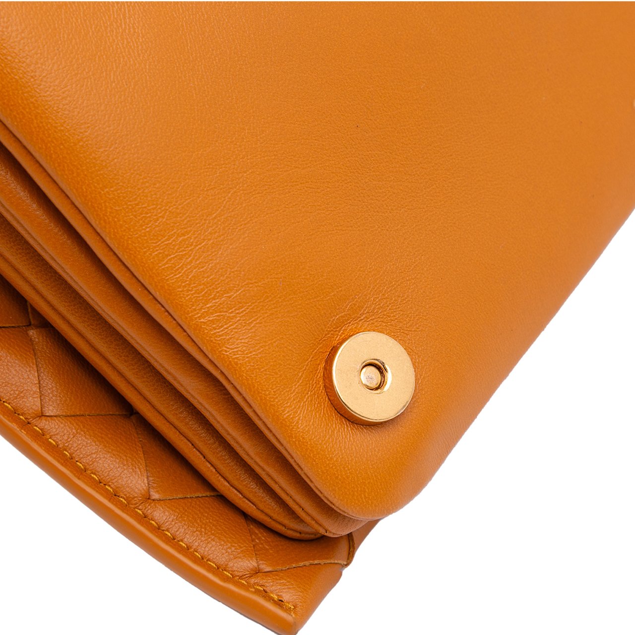 Bottega Veneta Nappa Intrecciato Trio Pouch On Strap Bruin