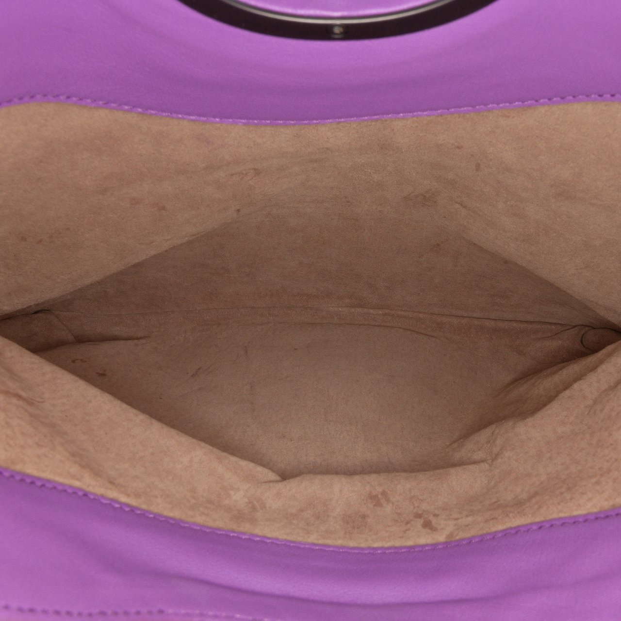 Bottega Veneta Nappa Intrecciato Turn Lock Clutch Paars