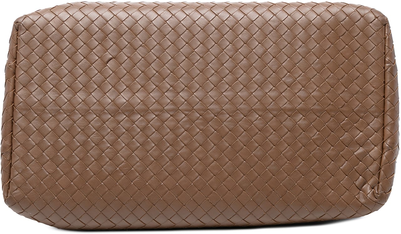 Bottega Veneta Medium Nappa Intrecciato Roma Tote Bruin