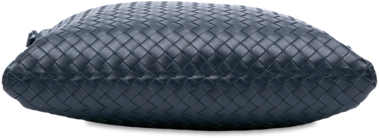 Bottega Veneta Nappa Intrecciato VN Crossbody Blauw