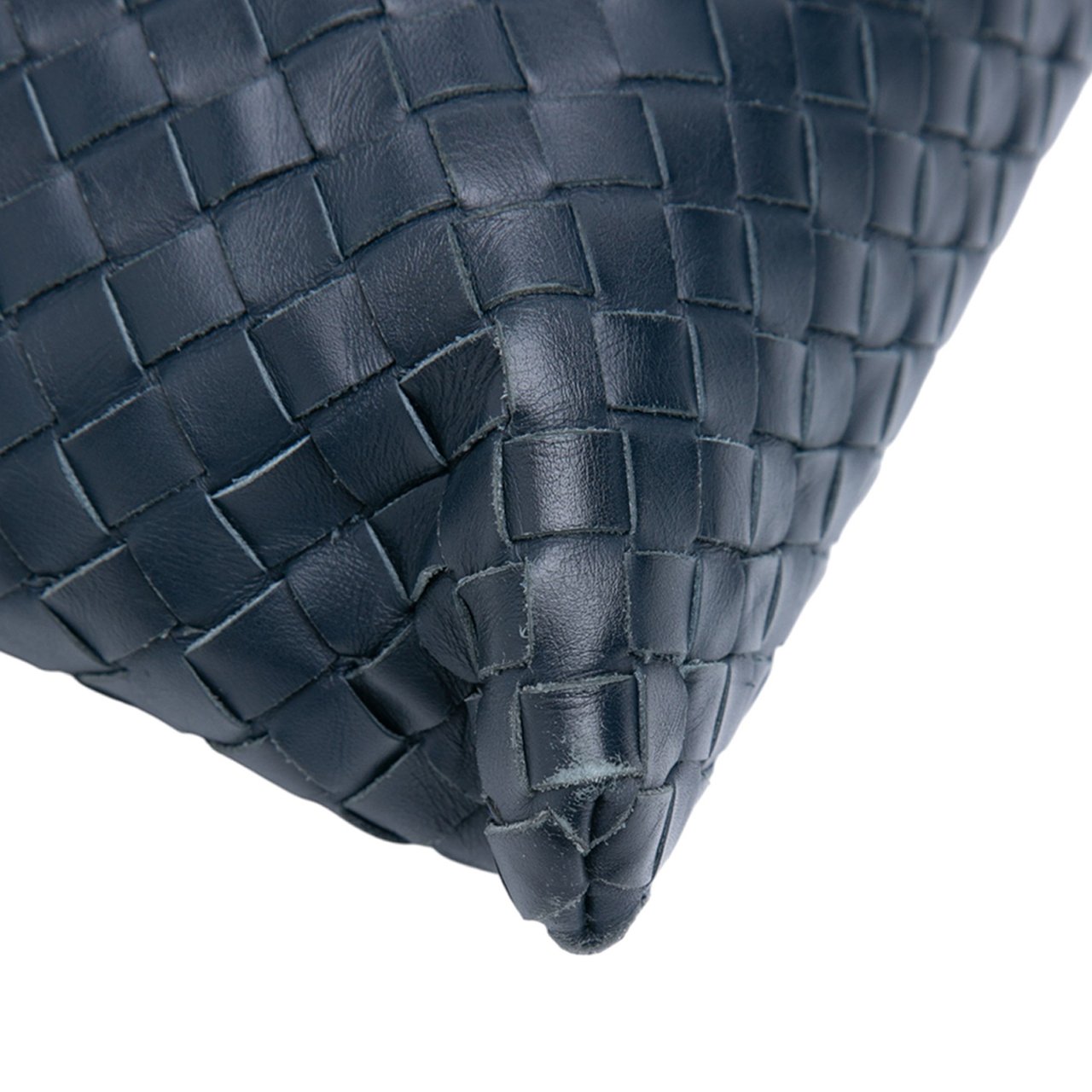 Bottega Veneta Nappa Intrecciato VN Crossbody Blauw