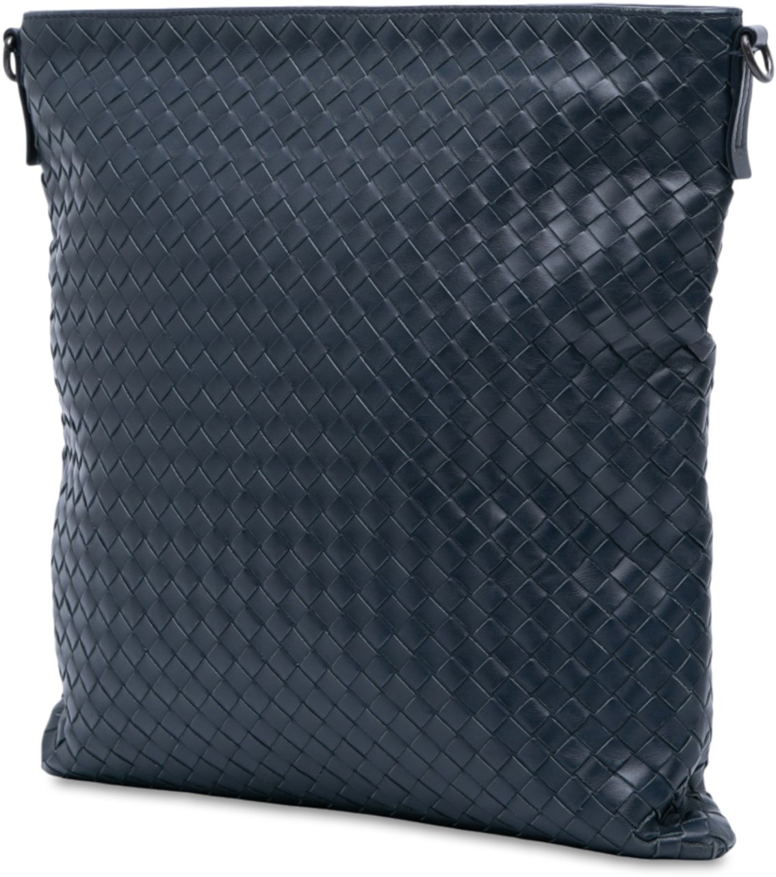 Bottega Veneta Nappa Intrecciato VN Crossbody Blauw