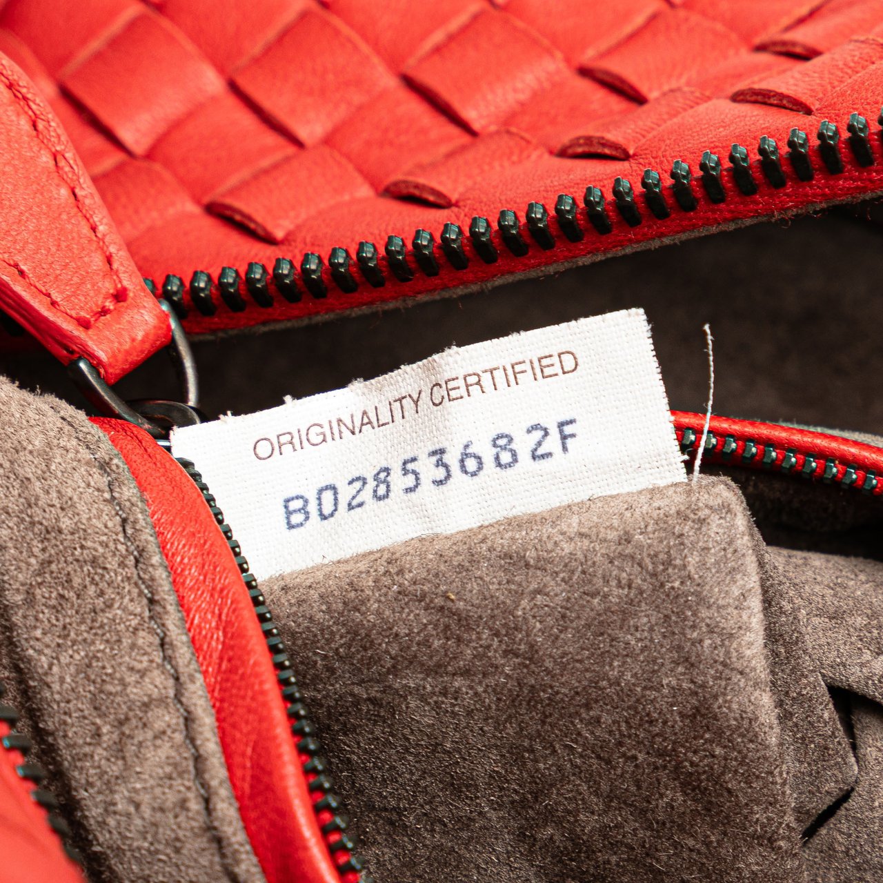 Bottega Veneta Nappa Intrecciato Brick Tote Rood