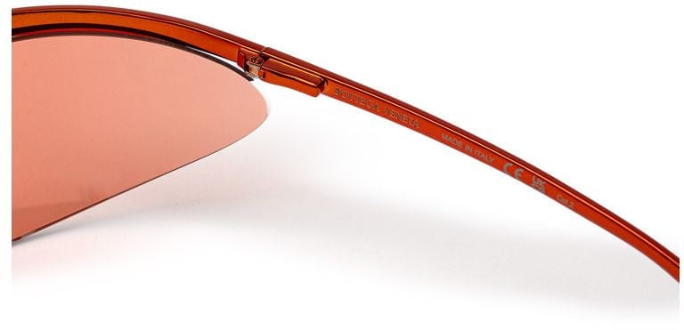 Bottega Veneta Bottega Veneta Orange Metal Sunglasses Oranje