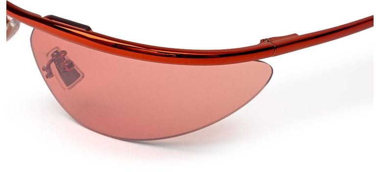 Bottega Veneta Bottega Veneta Orange Metal Sunglasses Oranje