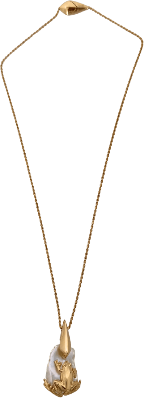 Bottega Veneta Bottega Veneta Rana Necklace Gold / mint condition Goud