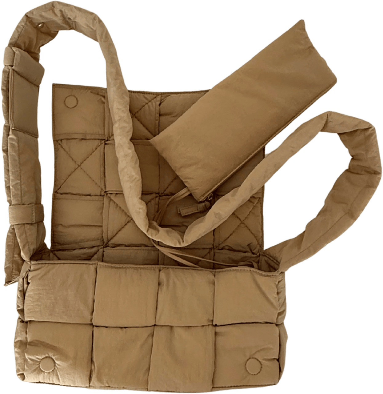Bottega Veneta Bottega Veneta Medium Padded Tech Cassette Tasche Sesame Beige / neuwertig Beige