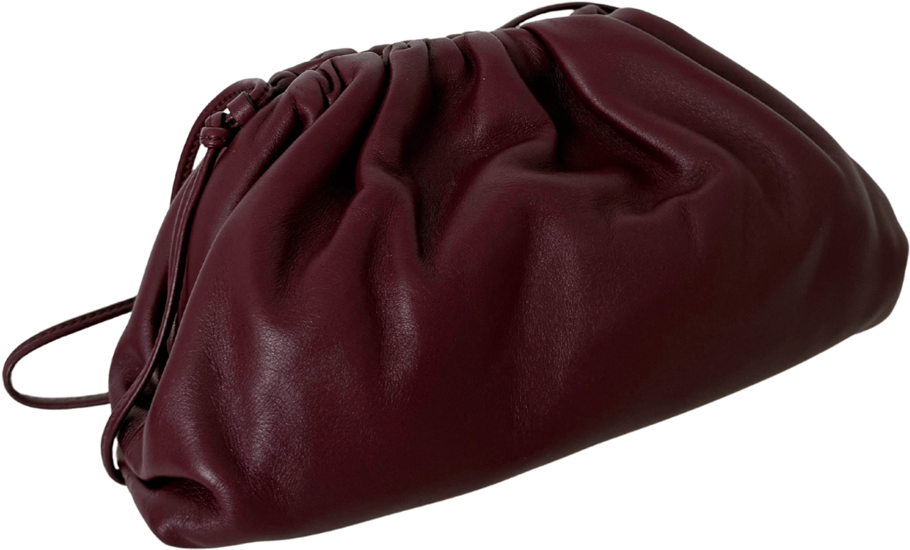 Bottega Veneta Bottega Veneta Mini Pouch Bordeauxrot / neuwertig Rood
