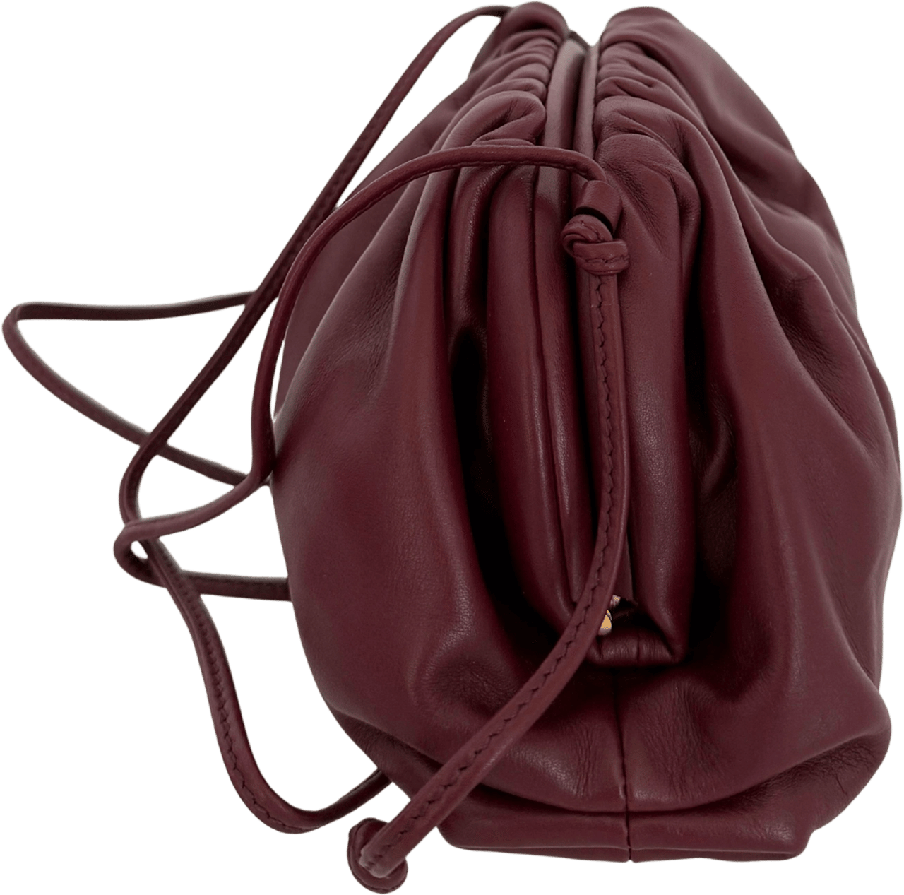 Bottega Veneta Bottega Veneta Mini Pouch Bordeauxrot / neuwertig Rood