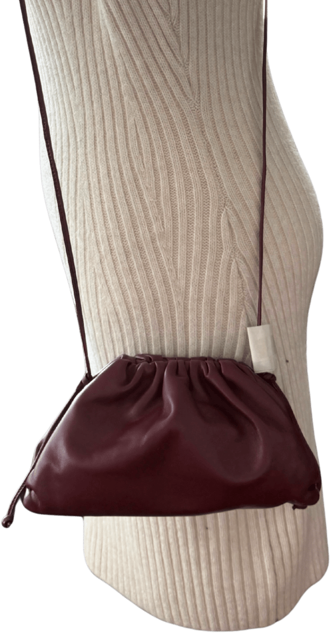 Bottega Veneta Bottega Veneta Mini Pouch Bordeauxrot / neuwertig Rood