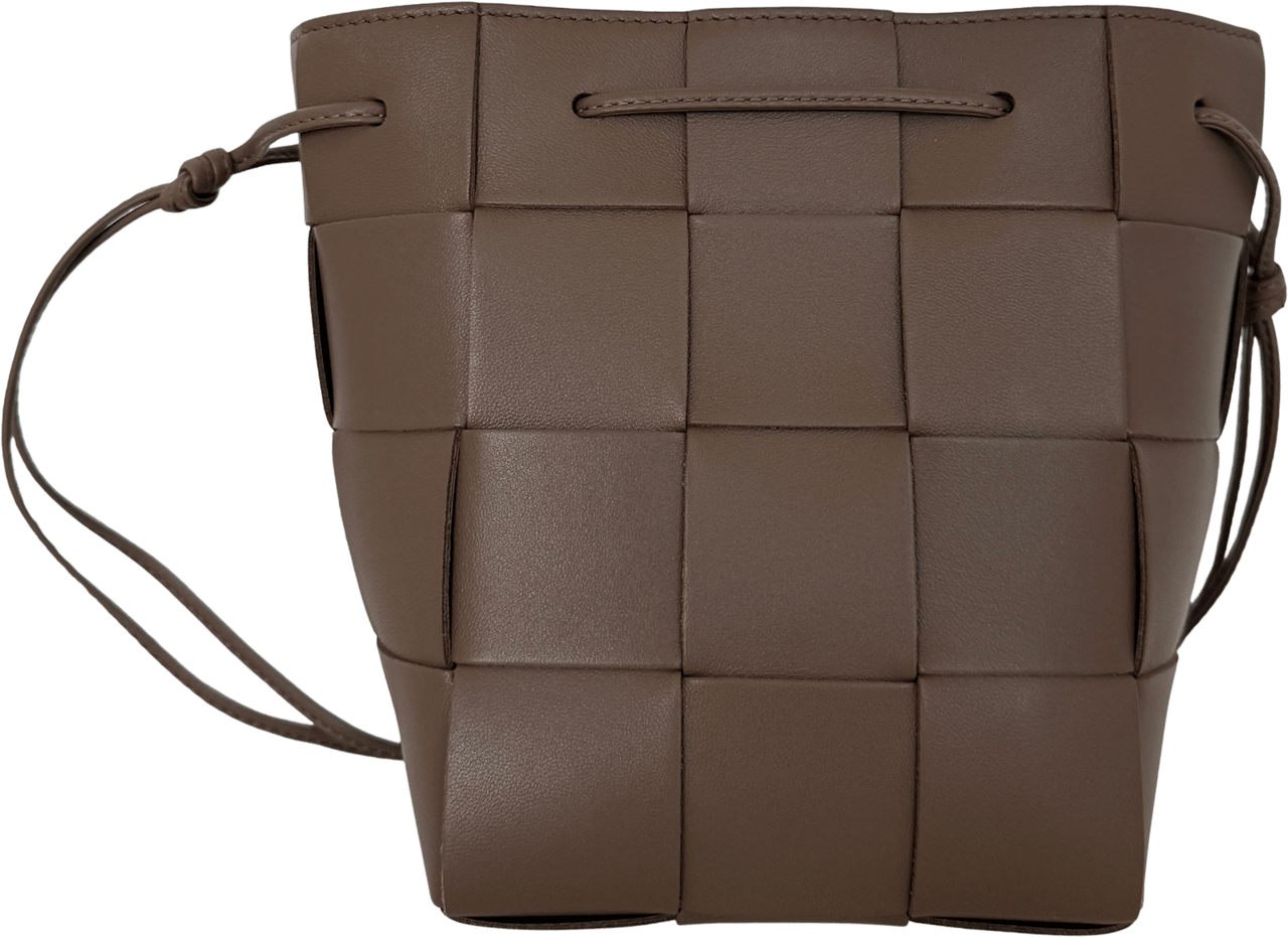 Bottega Veneta Bottega Veneta Cassette Bucket Small Bag Taupe / neuwertig Taupe