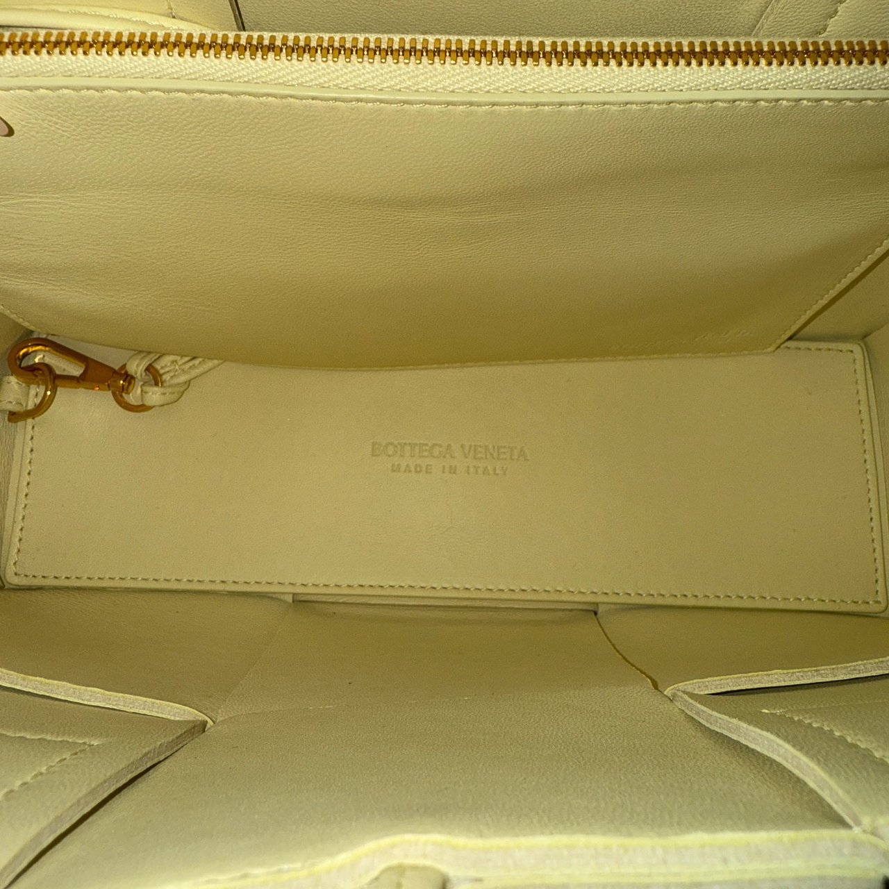 Bottega Veneta Bottega Veneta Mini Arco Tote Bag Ice Cream / neuwertig Geel