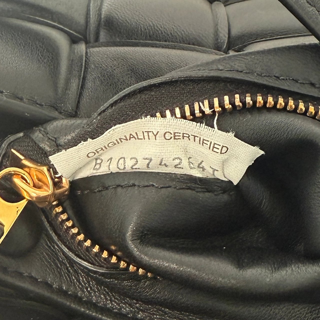 Bottega Veneta Bottega Veneta Padded Cassette Small Schwarz / ungetragen Zwart