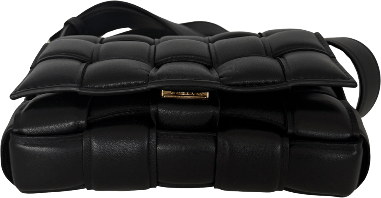 Bottega Veneta Bottega Veneta Padded Cassette Small Schwarz / ungetragen Zwart