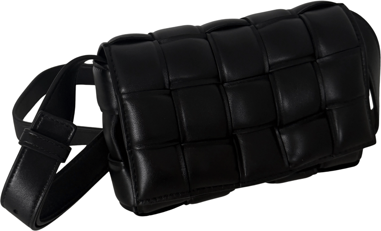 Bottega Veneta Bottega Veneta Padded Cassette Small Schwarz / ungetragen Zwart