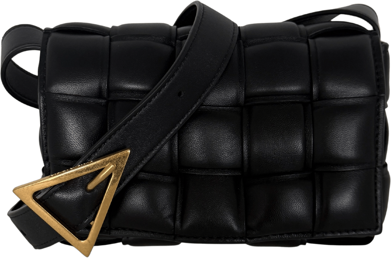 Bottega Veneta Bottega Veneta Padded Cassette Small Schwarz / ungetragen Zwart