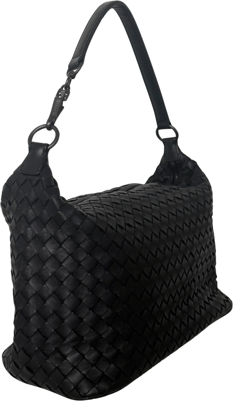 Bottega Veneta Bottega Veneta Intrecciato Leder Handtasche Schwarz / neuwertig Divers