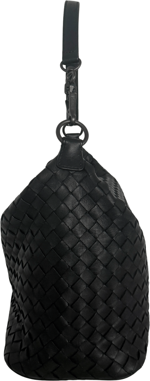 Bottega Veneta Bottega Veneta Intrecciato Leder Handtasche Schwarz / neuwertig Divers