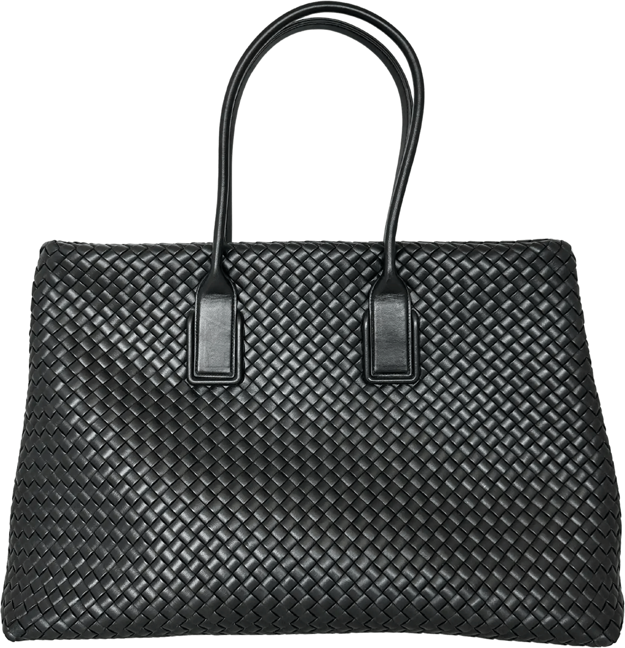 Bottega Veneta Bottega Veneta Intrecciato XXL Shopper mit Pochette / neuwertig Zwart