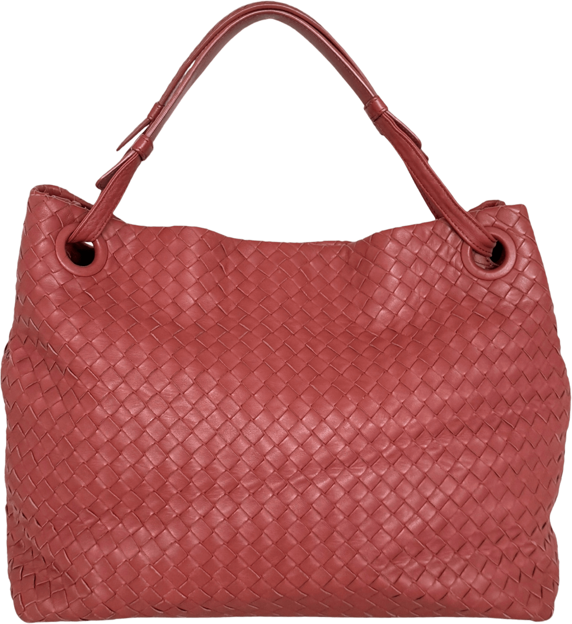 Bottega Veneta Bottega Veneta Garda Tote Bag Intrecciato Leder Rostrot / gut Rood
