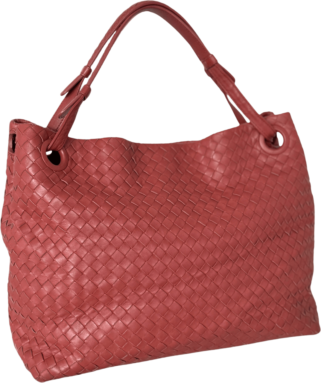 Bottega Veneta Bottega Veneta Garda Tote Bag Intrecciato Leder Rostrot / gut Rood