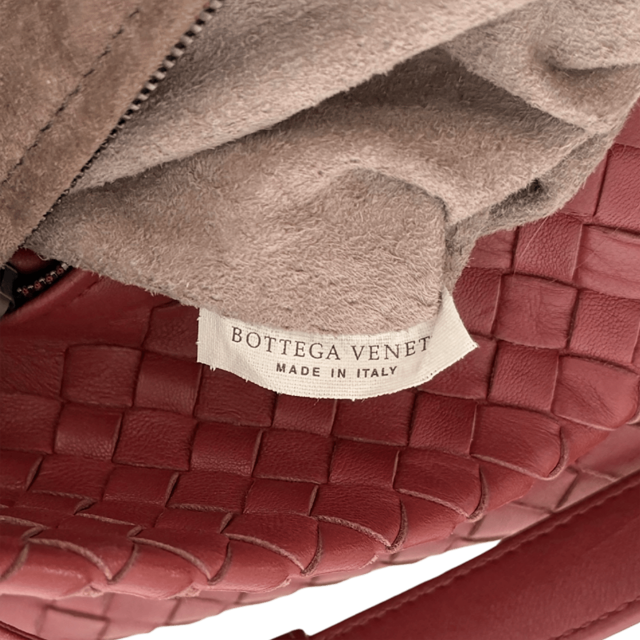 Bottega Veneta Bottega Veneta Garda Tote Bag Intrecciato Leder Rostrot / gut Rood