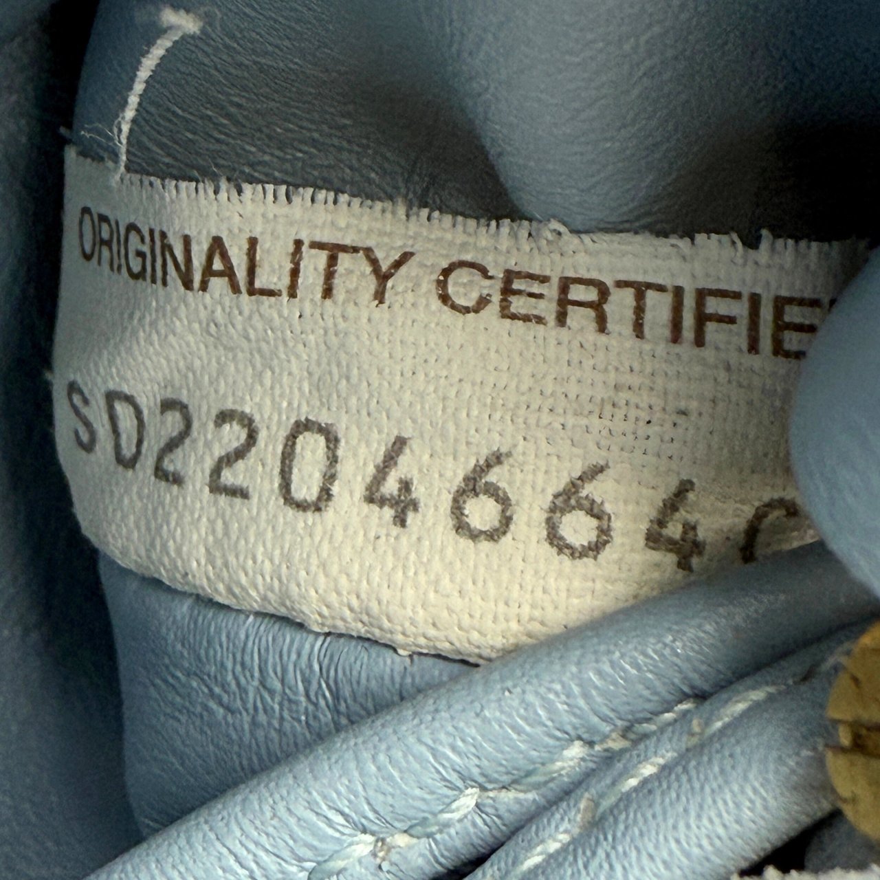 Bottega Veneta Bottega Veneta Micro Pouch Clutch Hellblau / neuwertig Blauw