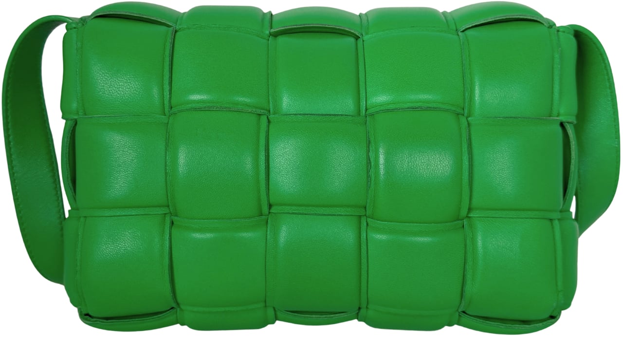 Bottega Veneta Bottega Veneta Padded Cassette Intrecciato grün / sehr gut Groen