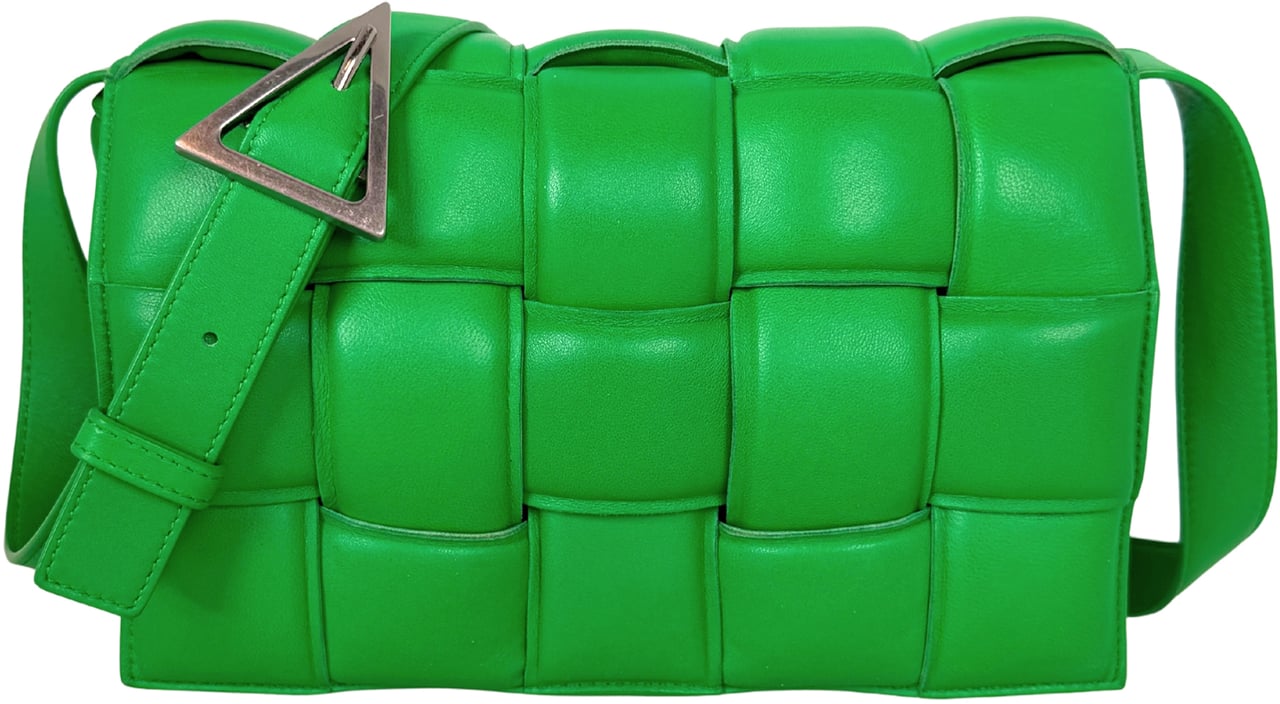 Bottega Veneta Bottega Veneta Padded Cassette Intrecciato grün / sehr gut Groen