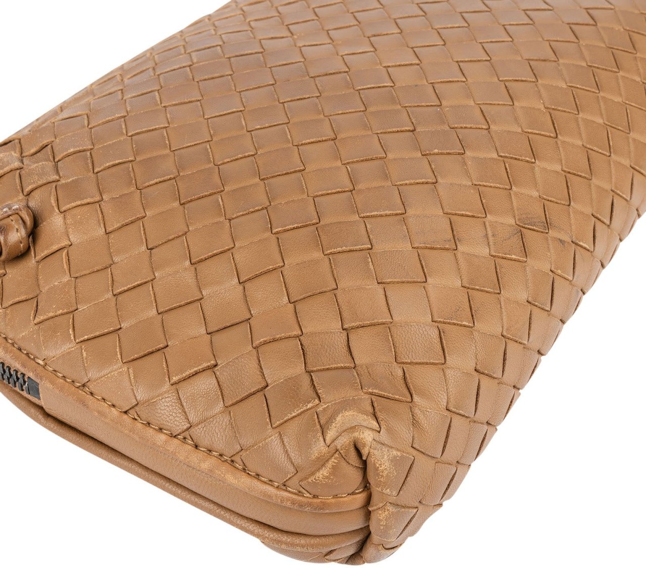 Bottega Veneta Bottega Veneta Intrecciato Leather Nodini Crossbody Bag Bruin