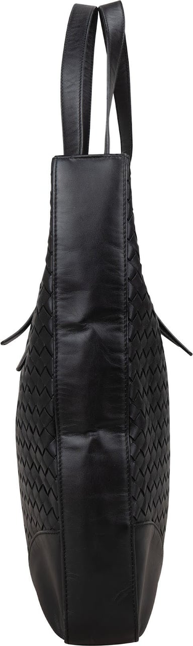 Bottega Veneta Bottega Veneta Intrecciato Nappa Leather Acqua Tote Shoulder Bag Zwart