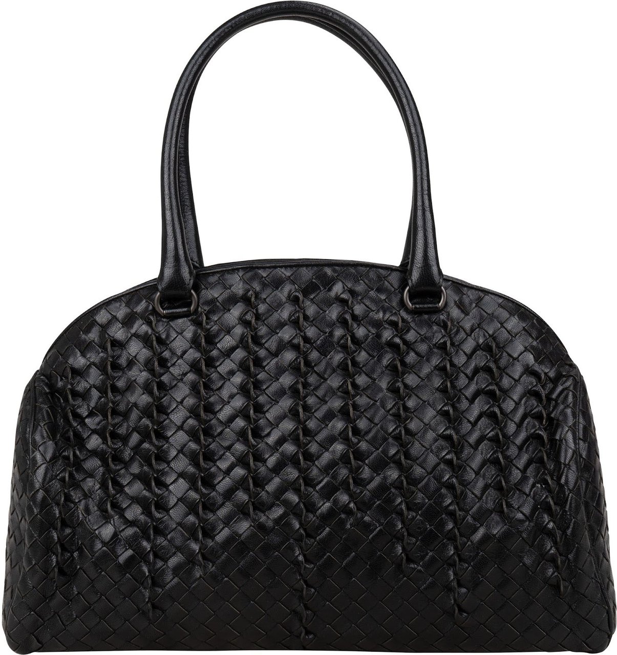 Bottega Veneta Bottega Veneta Intrecciato Nappa Montaigne Handbag Zwart